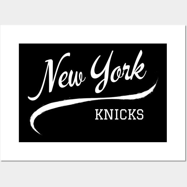 Knicks Retro Wall Art by CityTeeDesigns